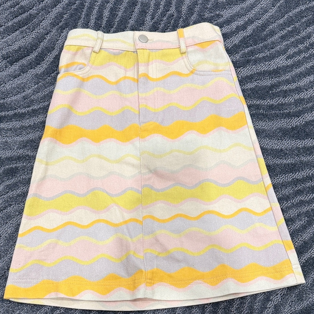 CABANA colorful girls denim skirt